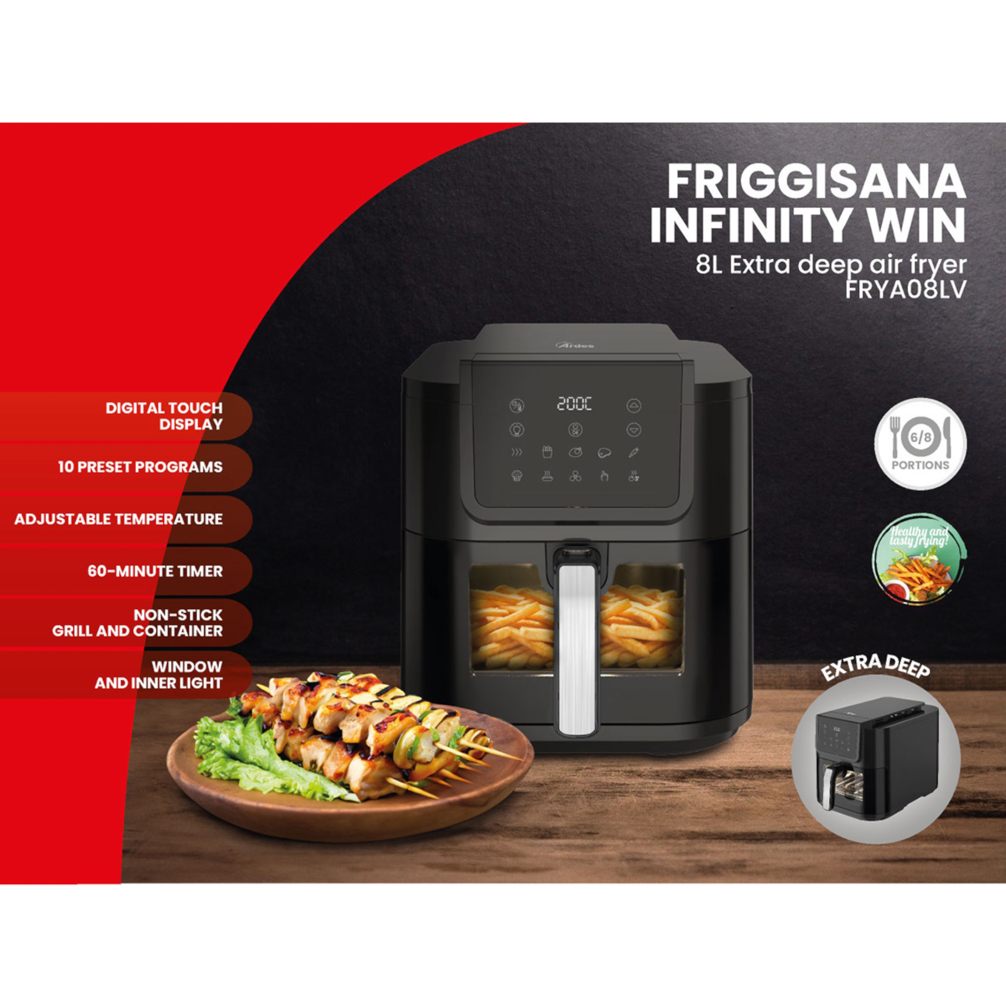 Teplovzdušná fritéza Ardes A08LV