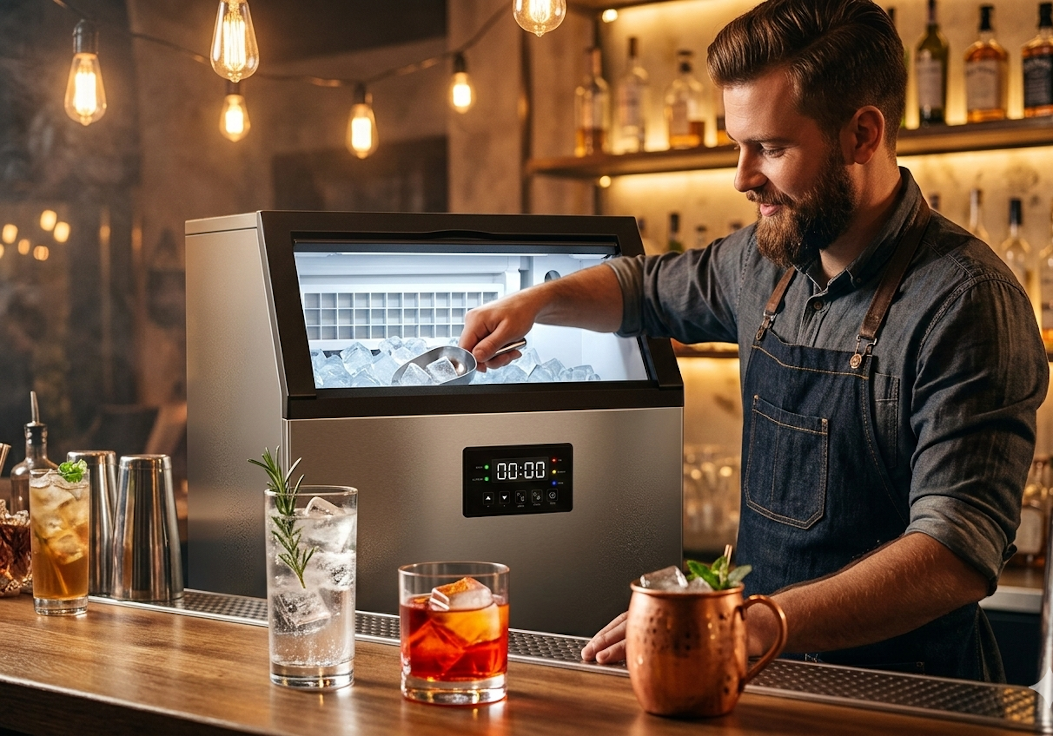 Profesionálny výrobník ľadu Guzzanti GZ 126