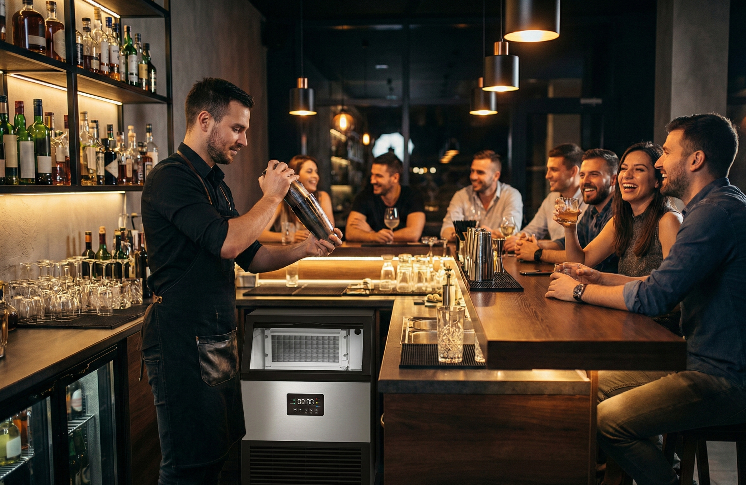 Profesionálny výrobník ľadu Guzzanti GZ 126