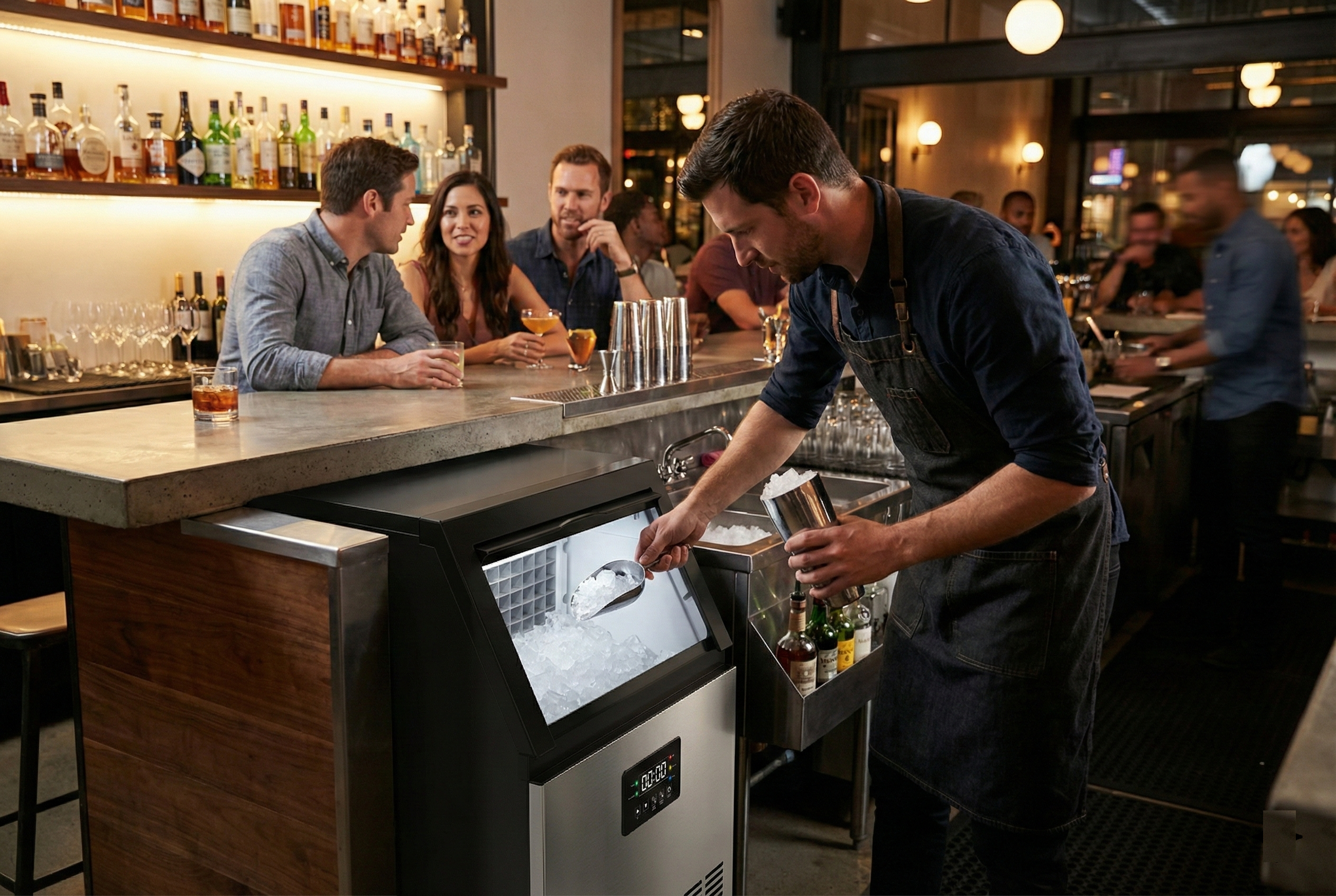 Profesionálny výrobník ľadu Guzzanti GZ 126