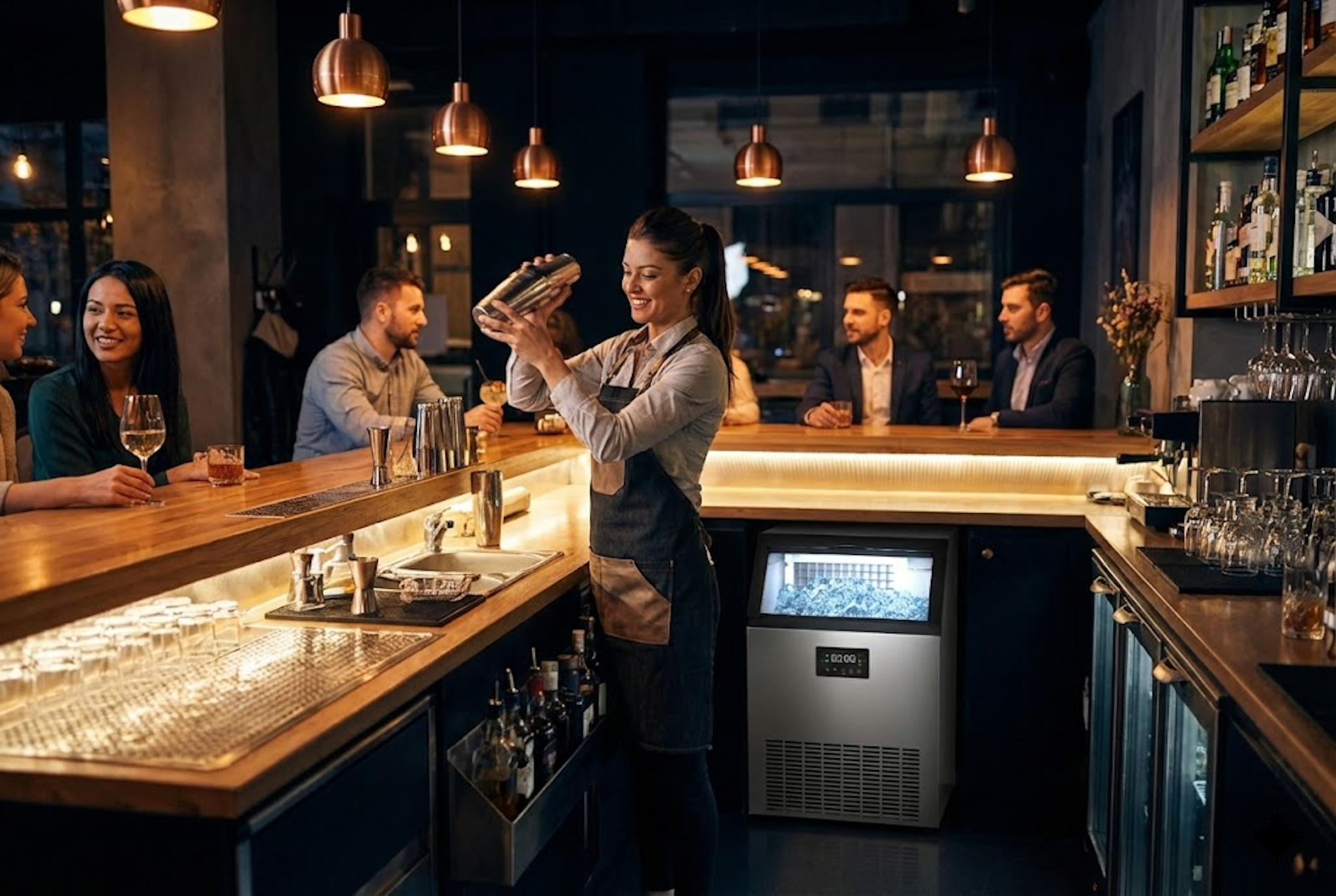 Profesionálny výrobník ľadu Guzzanti GZ 126