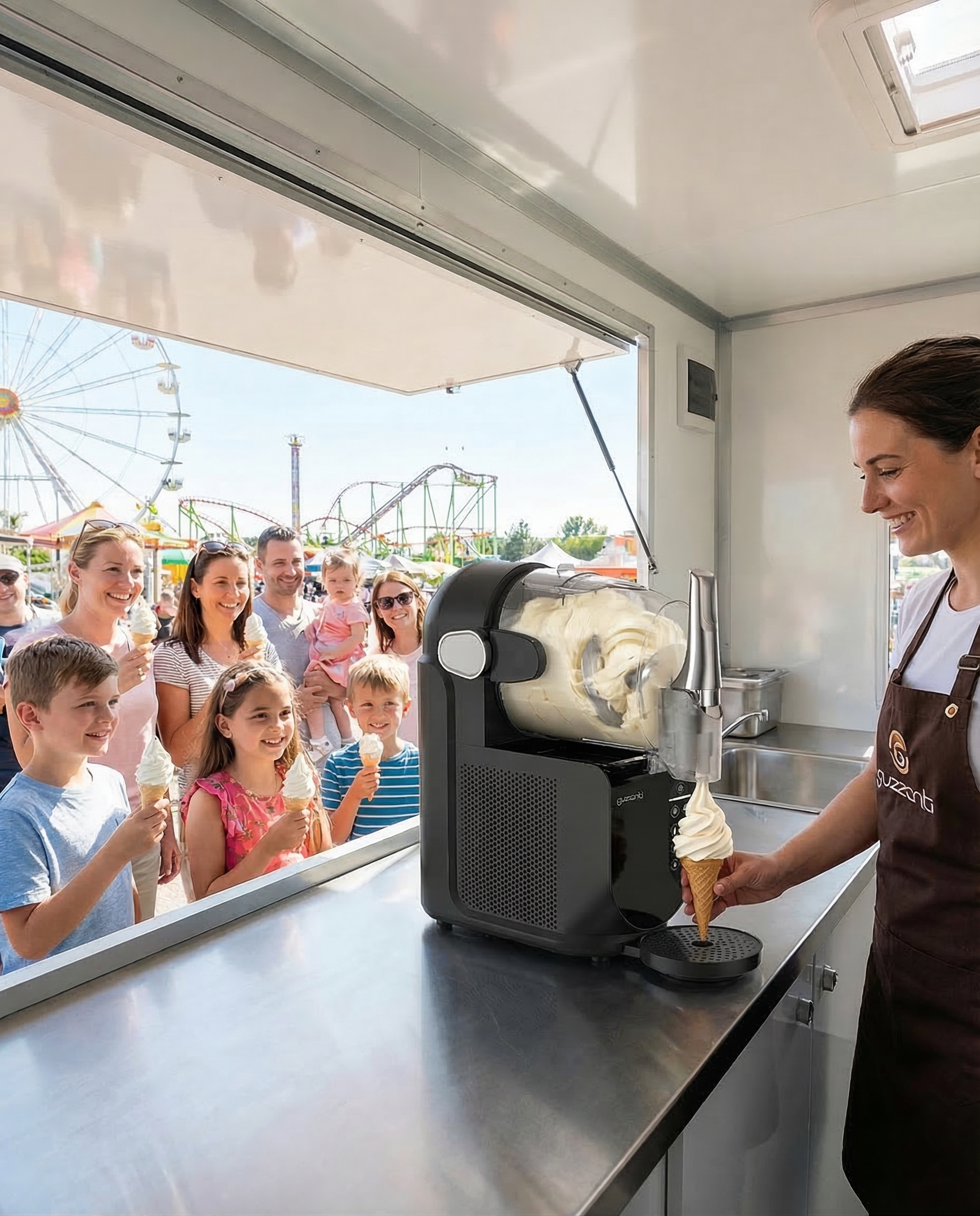 Výrobník zmrzliny a ľadovej drte Guzzanti GZ 162