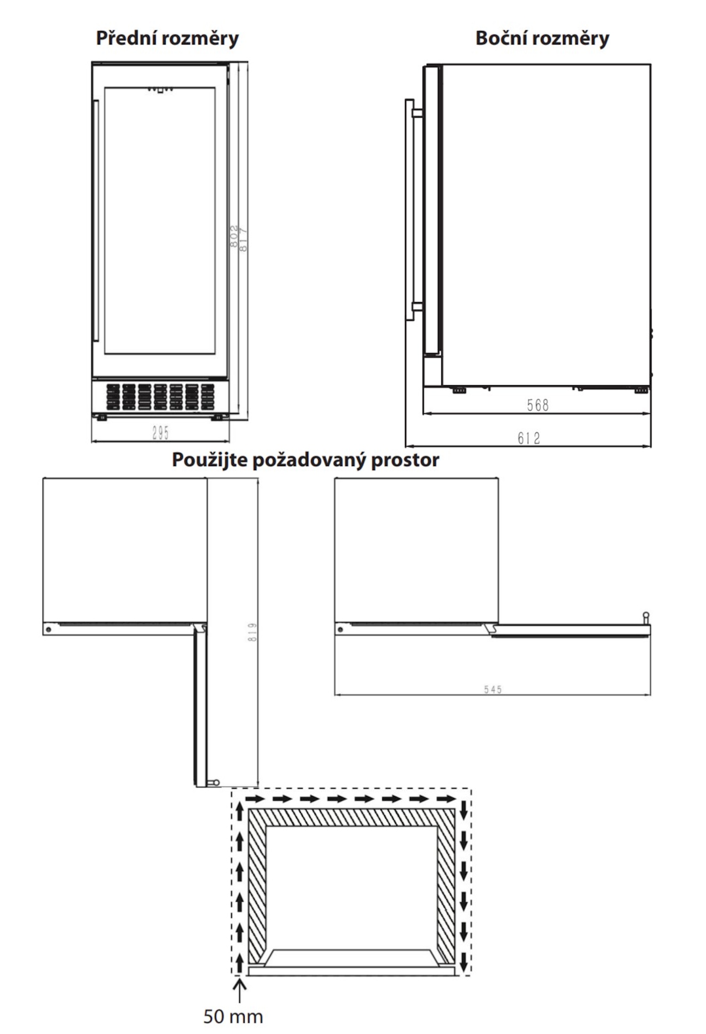 Vinotéka Guzzanti GZ 19B