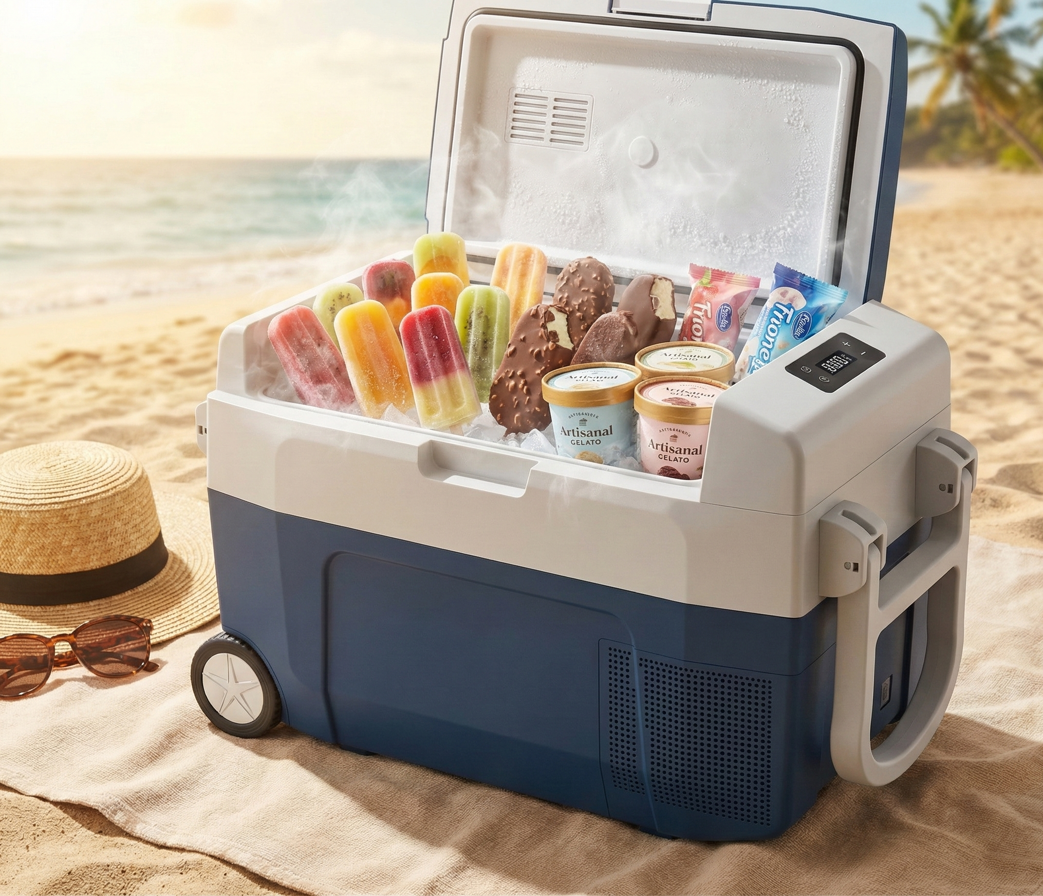 Guzzanti GZ 35A - prenosná kompresorová chladnička a mraznička