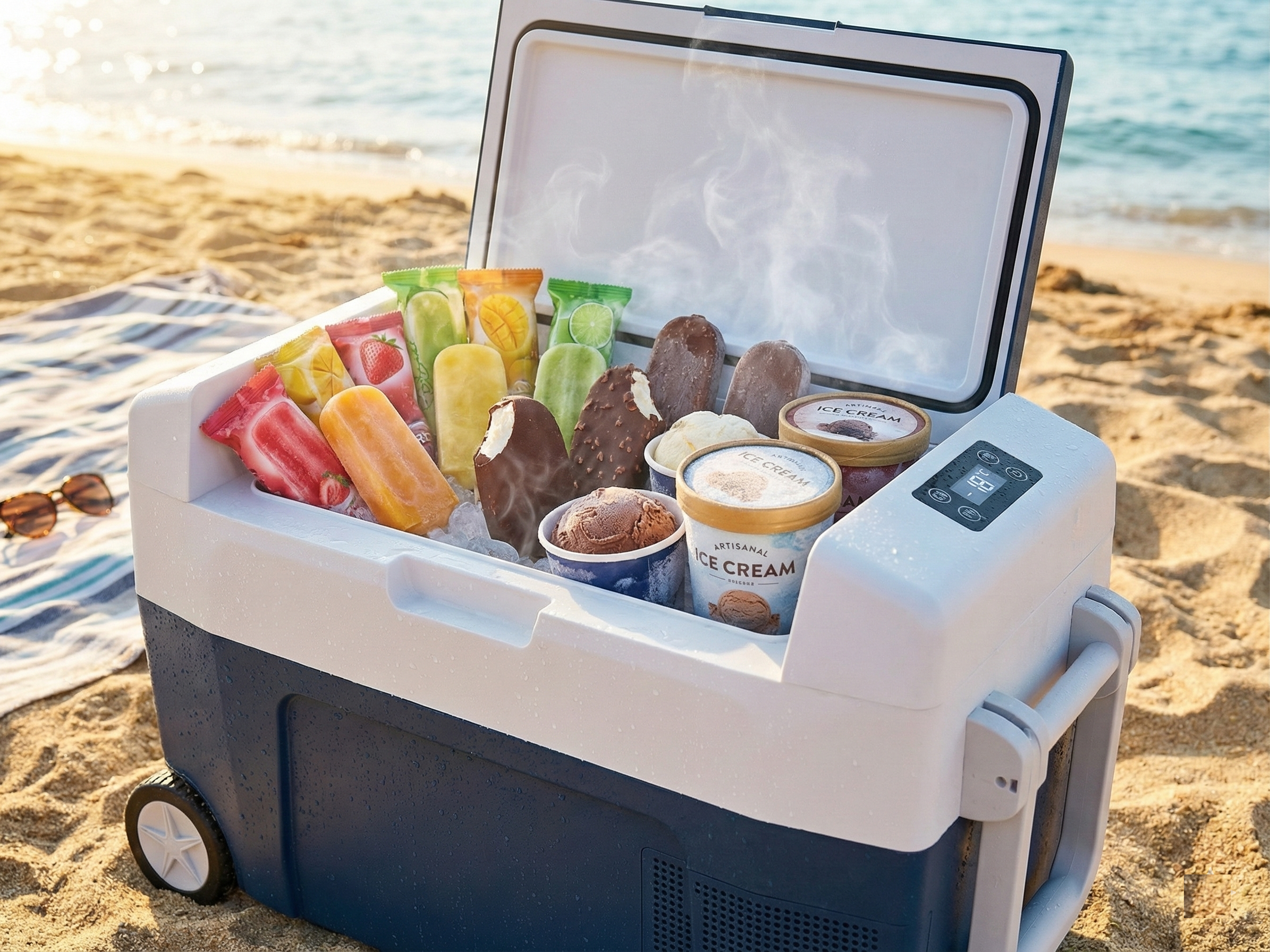 Guzzanti GZ 35A - prenosná kompresorová chladnička a mraznička