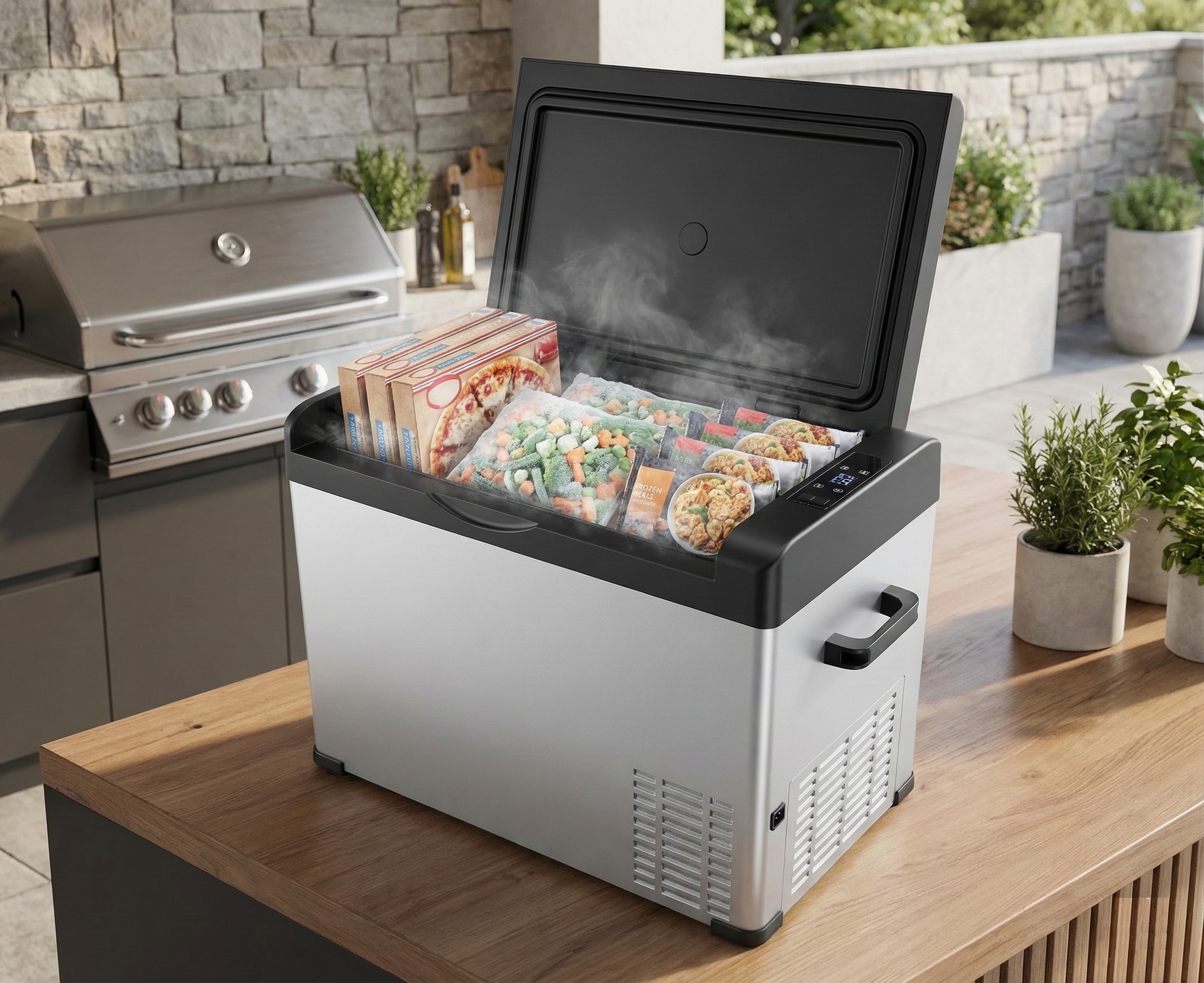 Guzzanti GZ 37 - prenosná kompresorová chladnička a mraznička