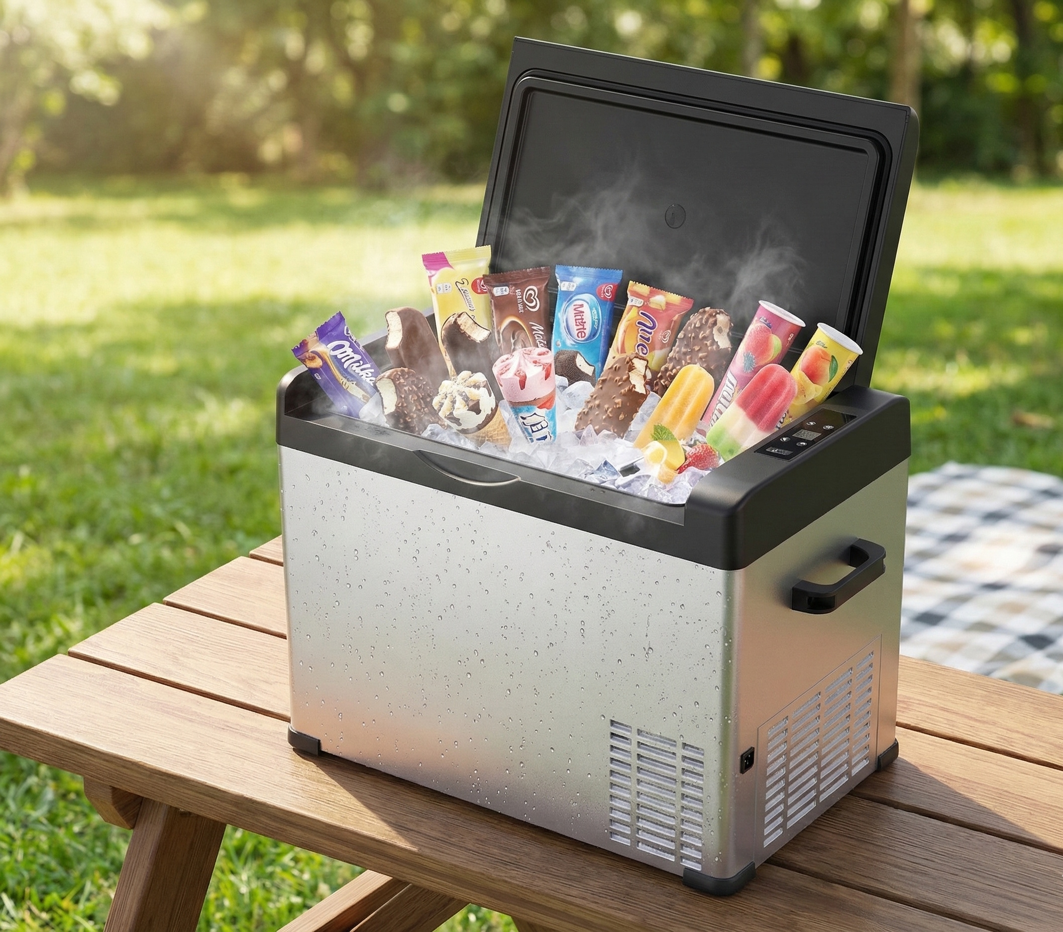 Guzzanti GZ 37 - prenosná kompresorová chladnička a mraznička