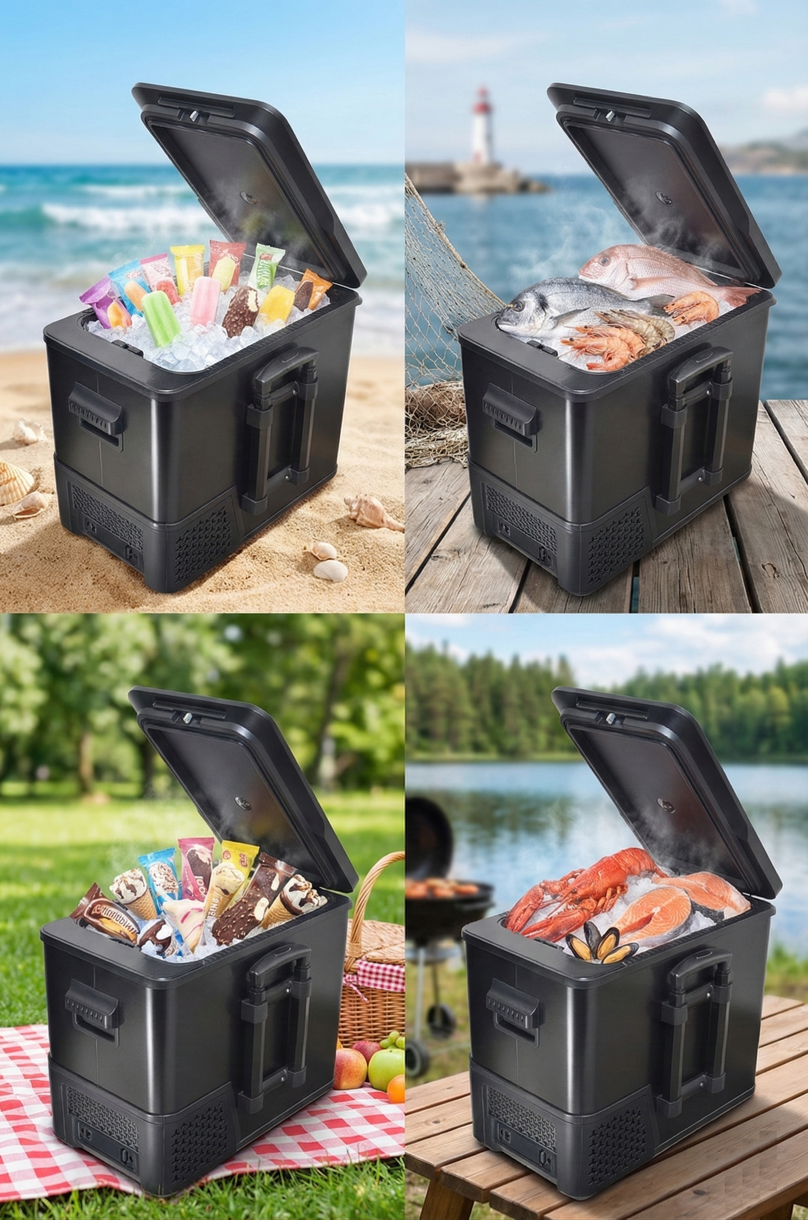 Guzzanti GZ 40T - prenosná kompresorová chladnička a mraznička