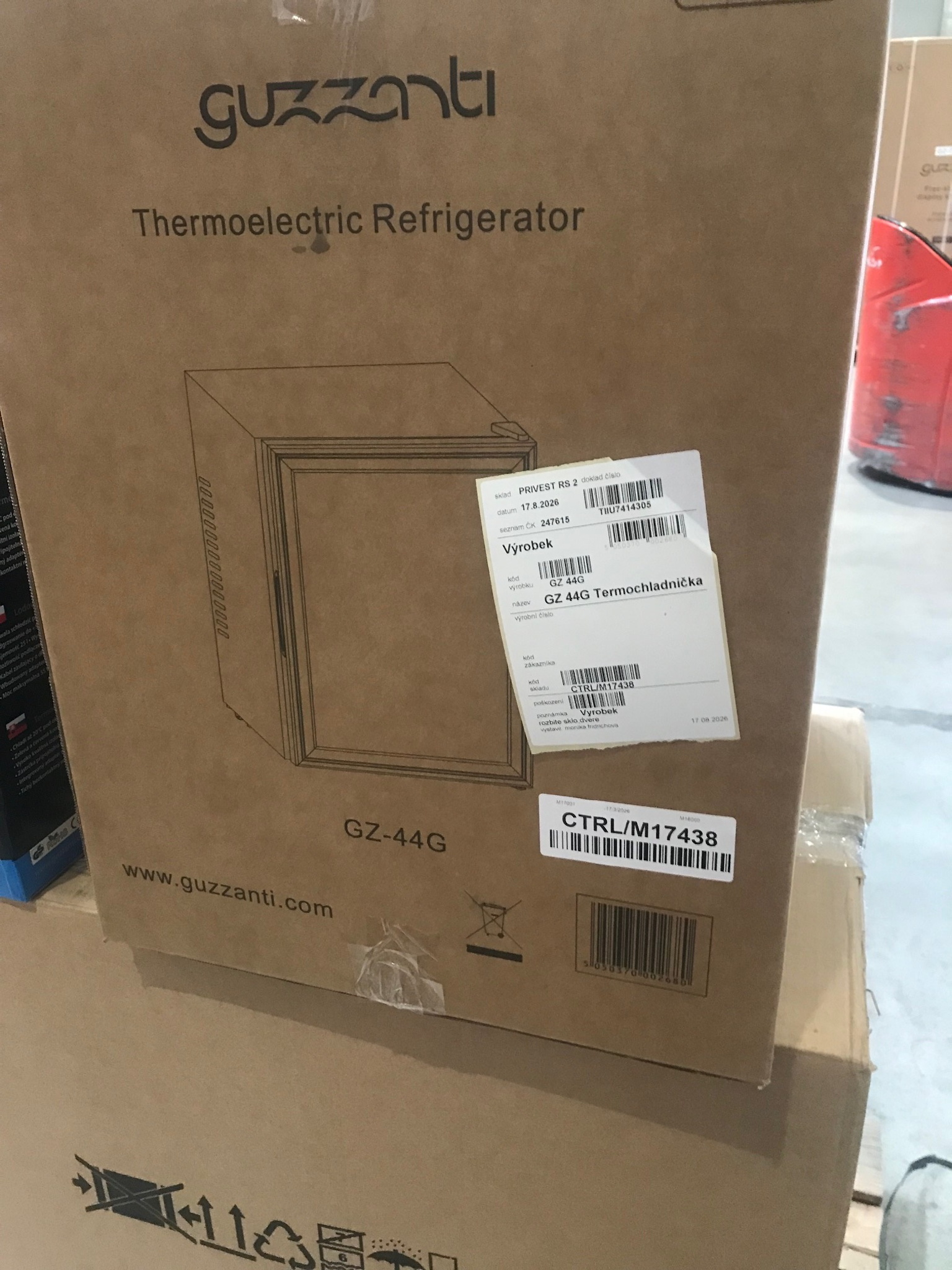 Termochladnička Guzzanti GZ 44G (II. akosť)