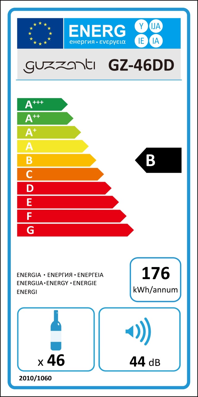 Vinotéka Guzzanti GZ 46DD (II. akosť)