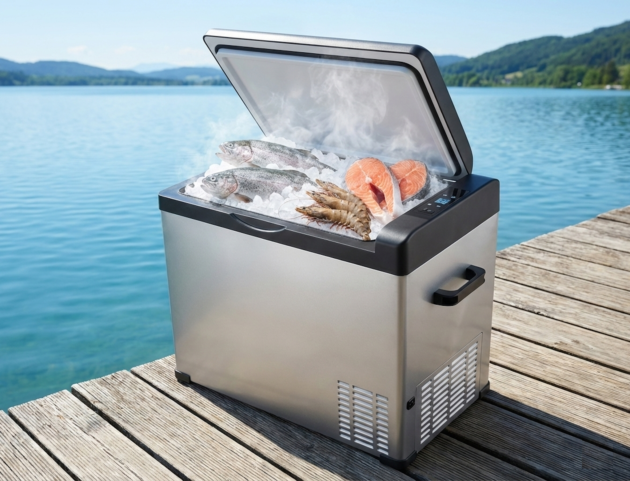 Guzzanti GZ 47 - prenosná kompresorová chladnička a mraznička