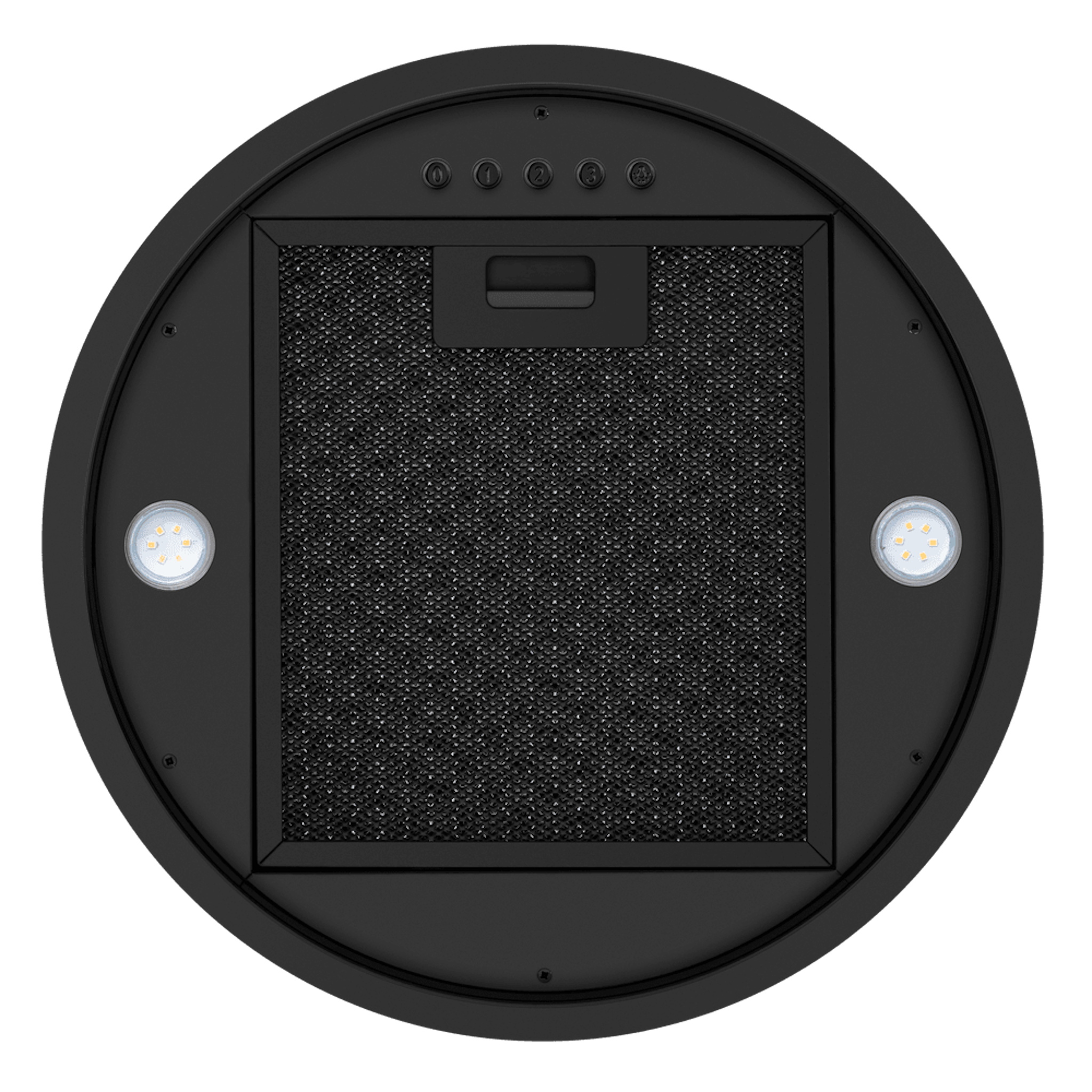 Komínový odsávač Guzzanti GZ 677B Mini - čierna