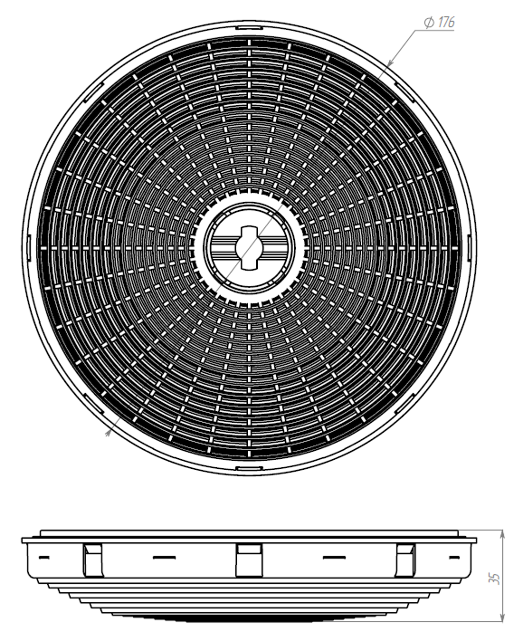 Uhlíkový filter GZ 6001